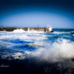 Une vue de la mer à Barneville-Carteret