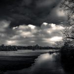 Cotentin, le Marais du bessin (Néhou) en boir et blanc - Hudelot Philippe - Photographe