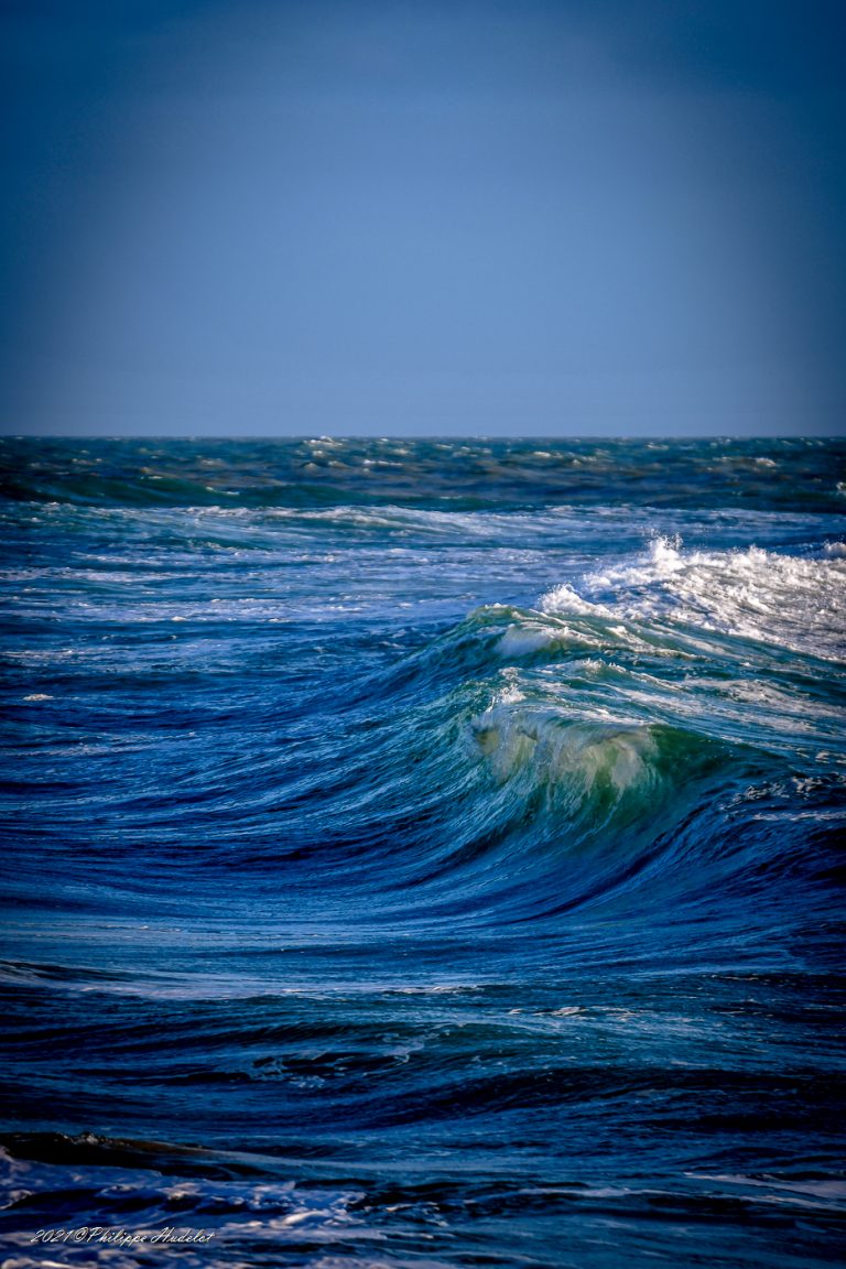 Une vue de la mer à Barneville-Carteret