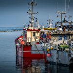 Une vue du Port Barneville-Carteret dans le Cotentin