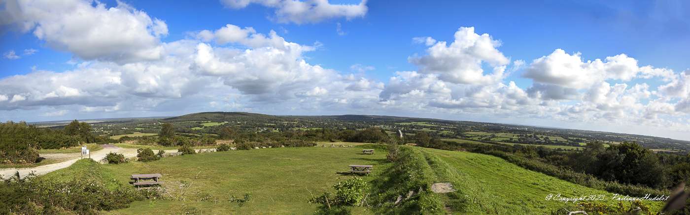 Une vue du mont Doville en panoramique